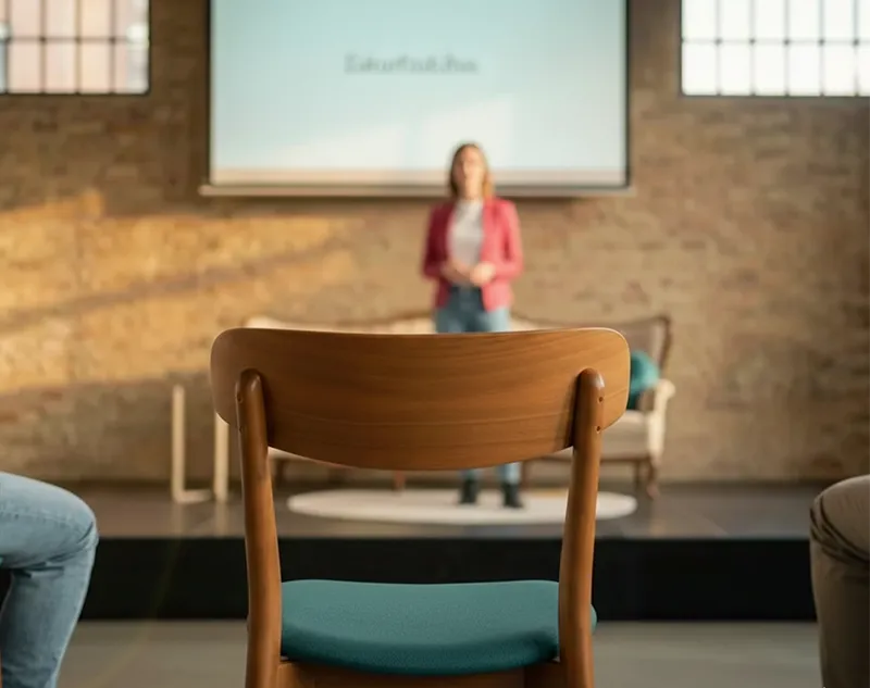 Einladung zur Teilnahme an der Zukunftsbühne für berufliche Neuorientierung.